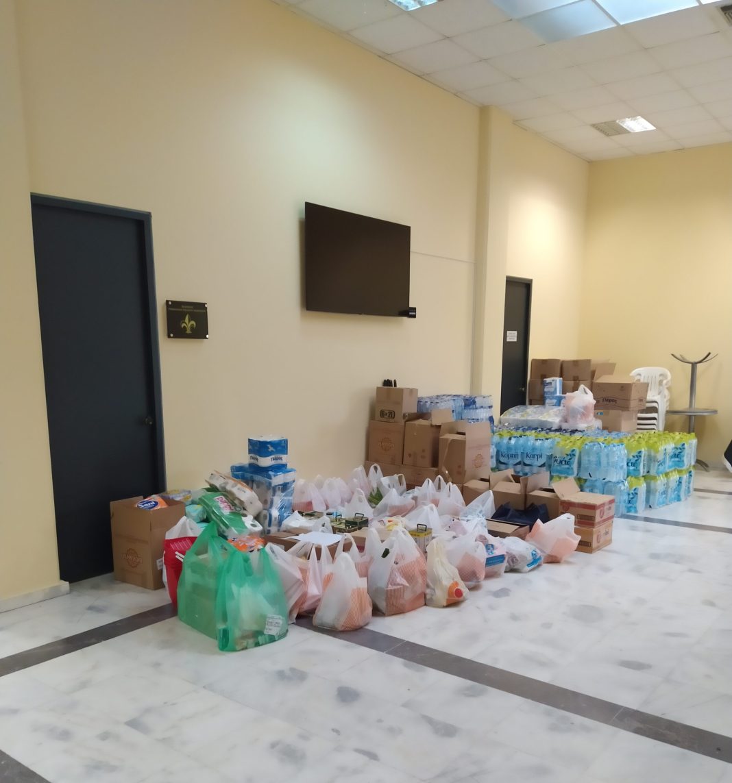 Ευχαριστήρια ανακοίνωση για την συλλογή προϊόντων για τους πυρόπληκτους της Β.Εύβοιας